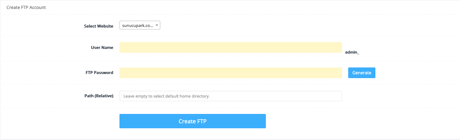 Ftp Account2