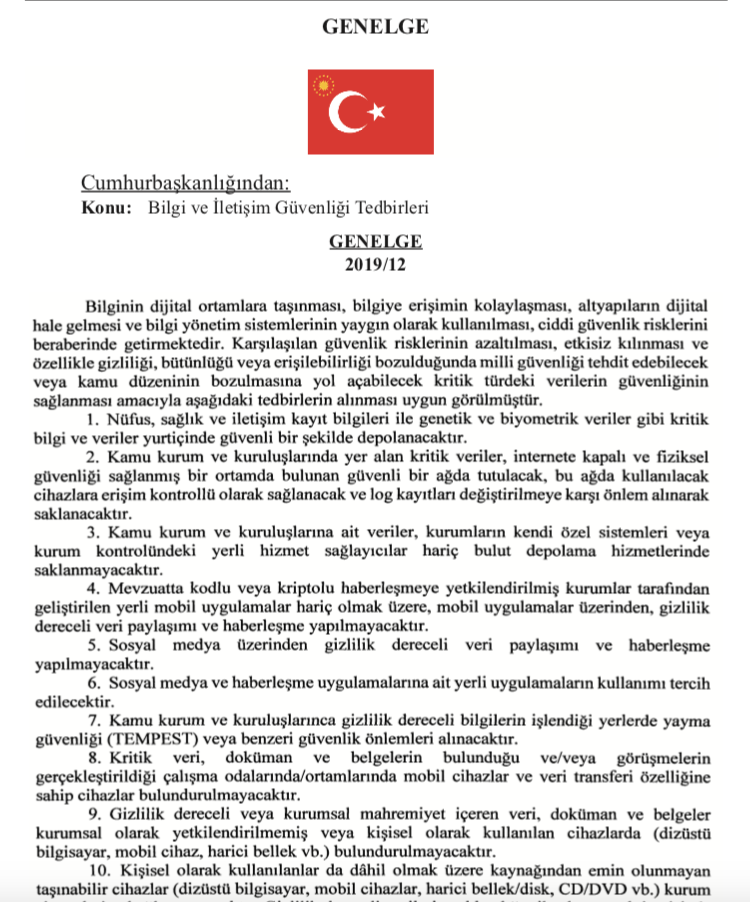 Genelge 1