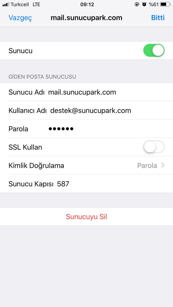 Iphone Mail Kurulumu Adim6