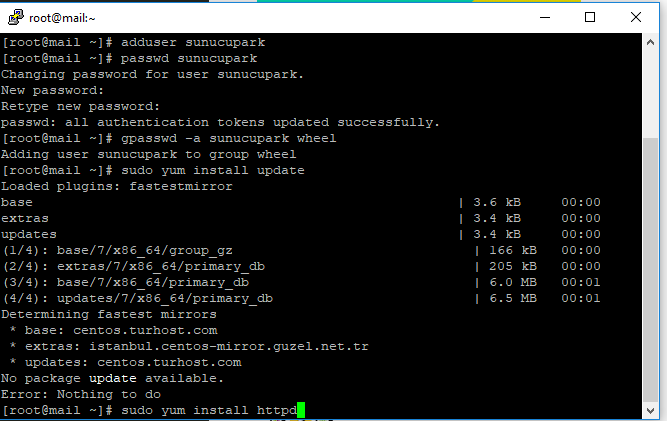 Install Httpd