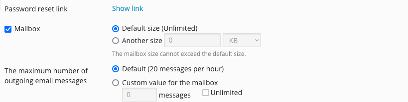 Plesk Mail Siniri