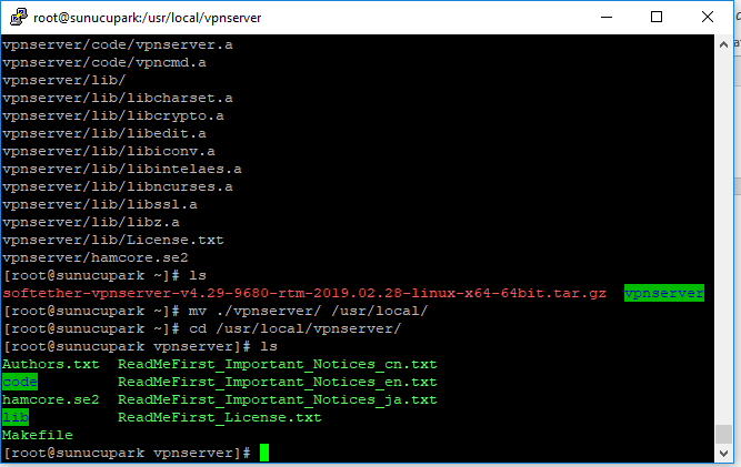 Ls Cd Vpnserver