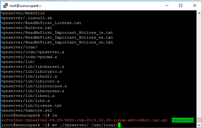 Mv Vpnserver