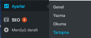 Wordpress Yorum